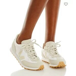 VEJA women’s Rio Branco Low Top Sneakers sz 37 Pier Natural Beige Suede lace up